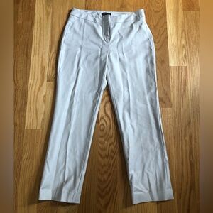 Nic+Zoe cropped trouser in light gray size 4 petite